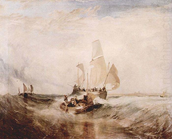 Jetzt fur den Maler, Passagiere gehen an Bord, Joseph Mallord William Turner